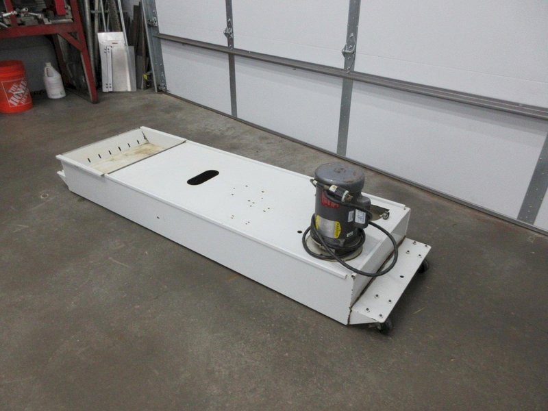 Used Haas Older Style 35 Gallon Coolant Tank with Low Pressure Baldor Coolant Pump and 3 Prong Plug