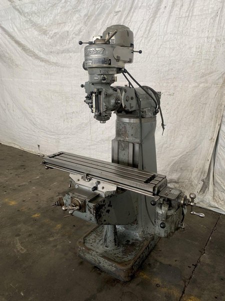 1-HP BRIDGEPORT SERIES 1 VERTICAL MILL. STOCK # 0253924