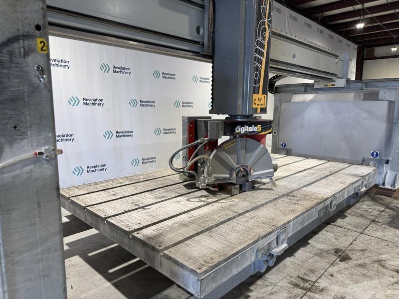 OMAG Digitale 5 Type 3600×2000 + 500×400 CNC 5-Axis Bridge Saw, 2024 – Stone Cutting &amp; Milling Center for Granite, Marble, Quartz &amp; Porcelain
