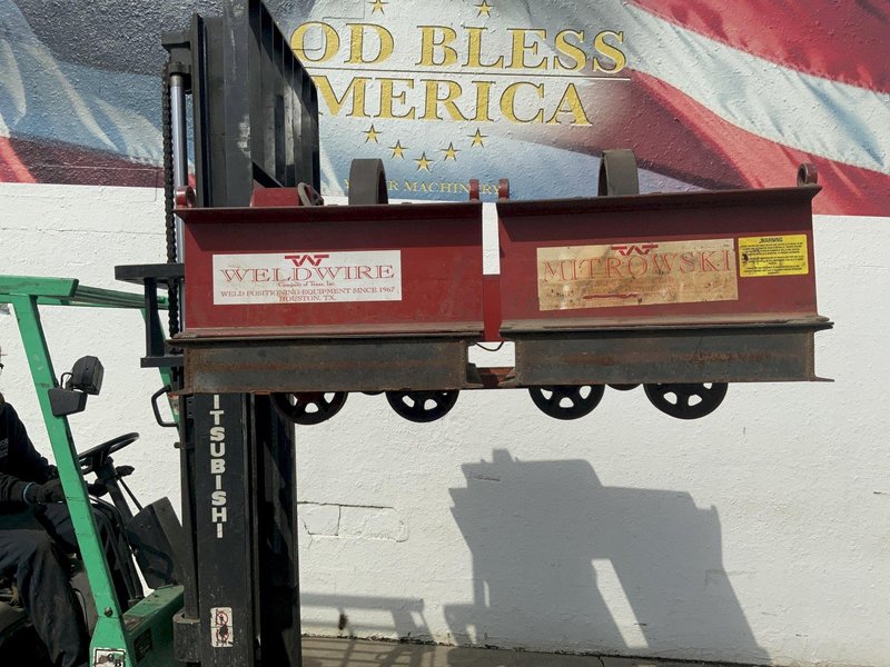 5 TON WELDWIRE TANKS  WWRI-5 TURNING ROLL SET: STOCK #81017