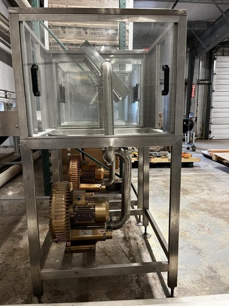 Norland International Complete line with (2) GlassPak66 Monoblock Systems (16oz and 25 Oz)  for Glass or Aluminum with Fluid Solutions 3 Head ROPP Capper, 2020: