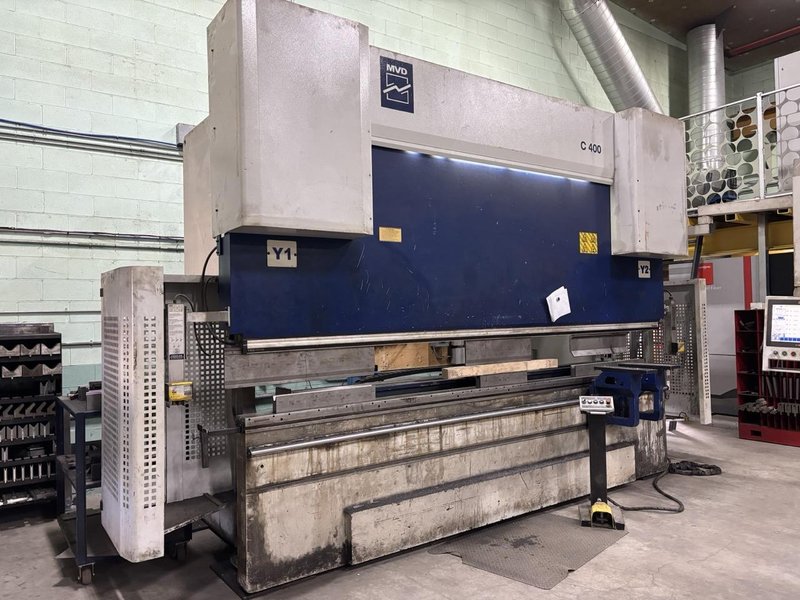400 Ton x 13′ MVD Wysong CNC Press Brake, 2019 – 4 Axis Backgauge