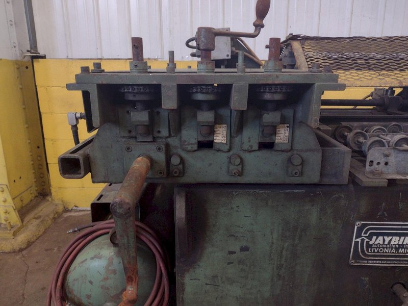 14" WIDE X 12" STROKE X .140" THICK JAYBIRD MODEL #J9-1812 COIL STRIP STRAIGHTENER: STOCK 15095