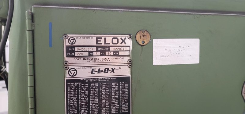 Elox 8-2012-DR Sinker EDM Machine