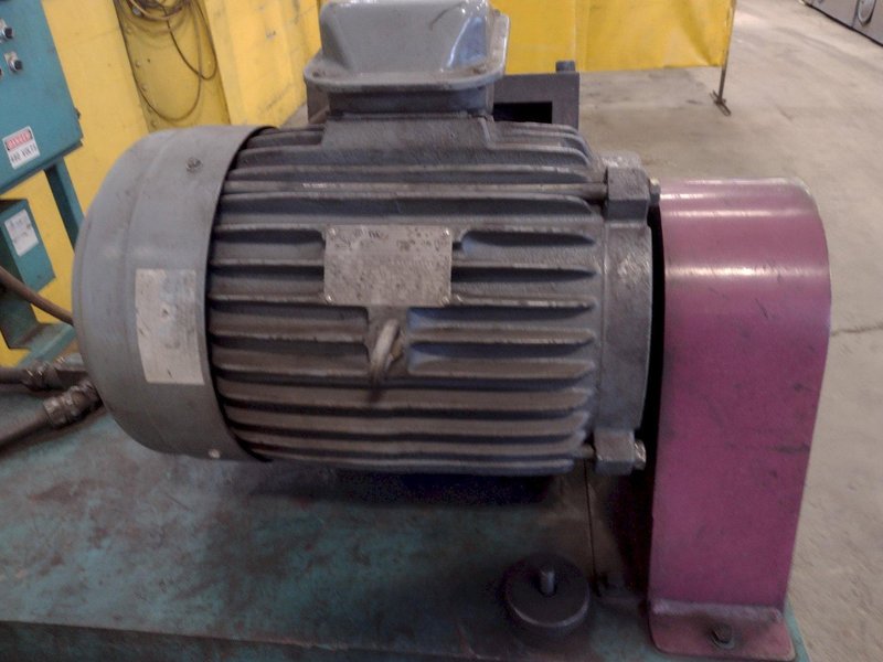 3&quot; x 12&#039; BUCKEYE MFG MODEL #56-98326 TUBE &amp; PIPE ROTARY BRUSH DEBURRING MACHINE: STOCK #16173