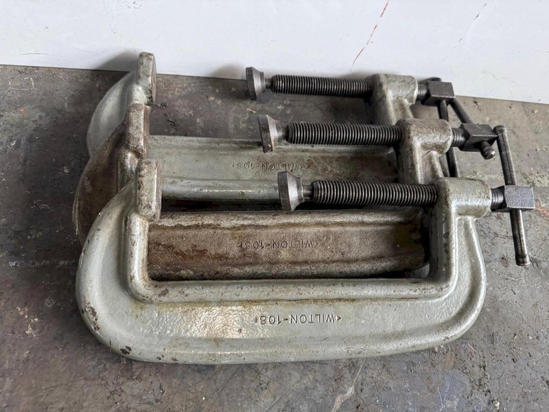WILTON 108 C-CLAMPS (3)