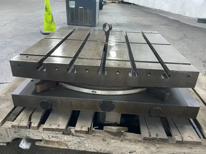 DEVLIEG MACHINE COMPANY 30” X 30” T SLOTTED ROTARY TABLE