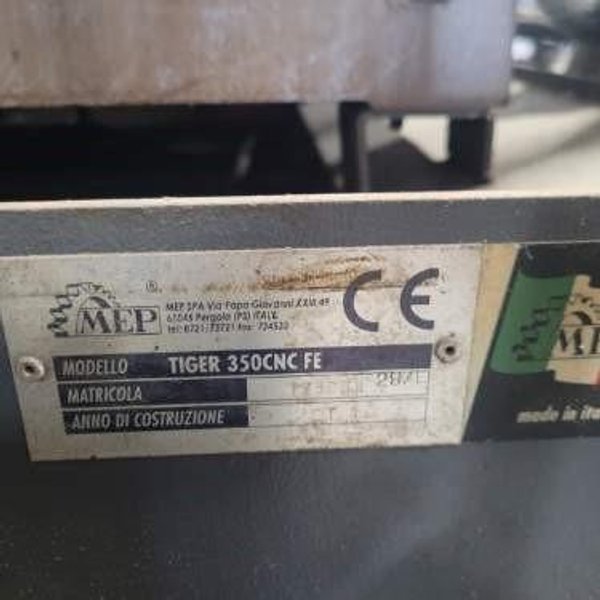 MEP Tiger 350 CNC Cold Saw, 2005 – Low Hours, Available Immediately