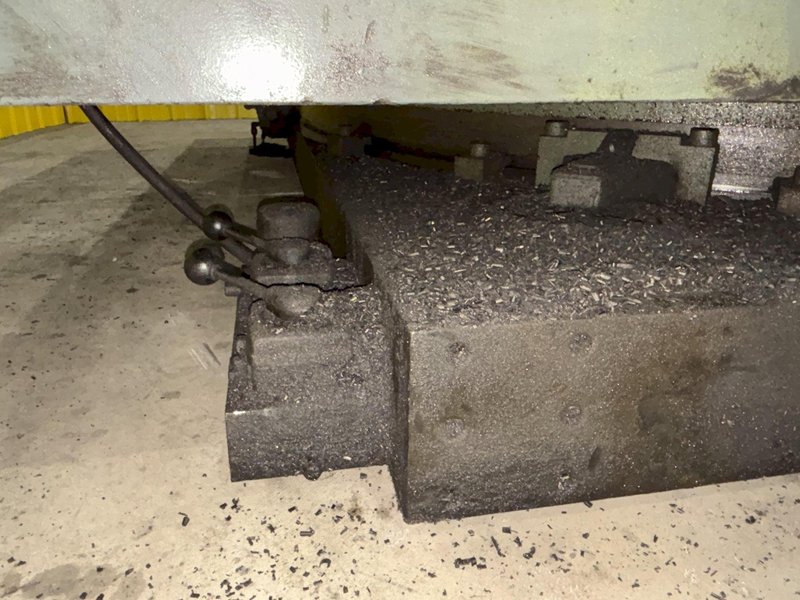 96&quot; X 120&quot; GIDDINGS &amp; LEWIS T SLOT POWERED AIR LIFT ROTARY TABLE: STOCK #22066