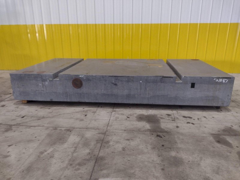 60&quot; x 120&quot; x 16&quot; GRAY GRANITE SURFACE LAYOUT PLATE INSPECTION TABLE: STOCK 21087