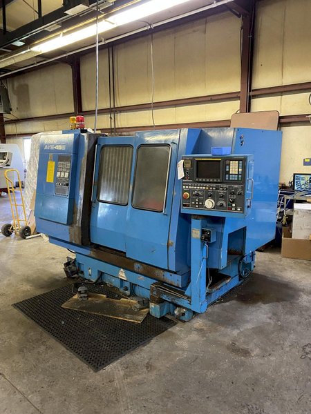 MIYANO ATS-45S CNC LATHE WITH SUB SPINDLE. STOCK # 0525422