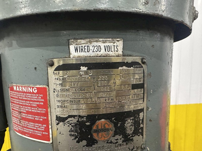 2 HP BRIDGEPORT SERIES I RAM TYPE VERTICAL MILL: STOCK #22346