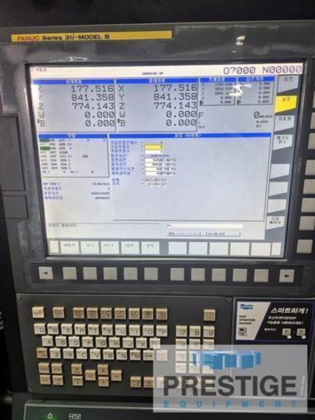 5.12&quot; Doosan DBC-130II CNC Table Type Horizontal Boring Mill w/ Pallet Changer