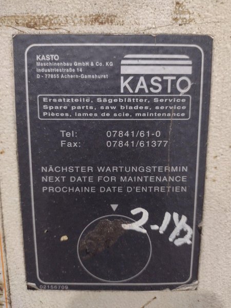 16" X 16" KASTO HBA-420 AUTOMATIC DUAL POST HORIZONTAL BANDSAW: STOCK #10617