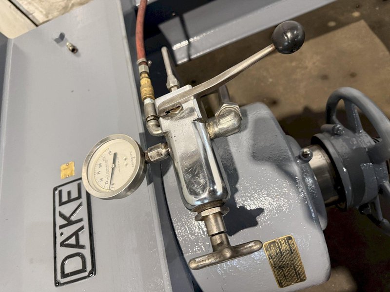 150-TON DAKE HYDRAULIC STRAIGHTENING PRESS. STOCK # 0778725