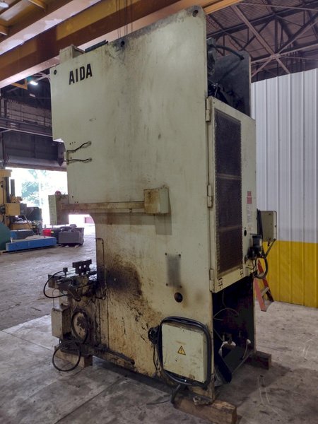 220 TON AIDA MODEL #NC1-200(2) GAP FRAME PRESS, WITH 9.84&quot; STROKE: STOCK #22203