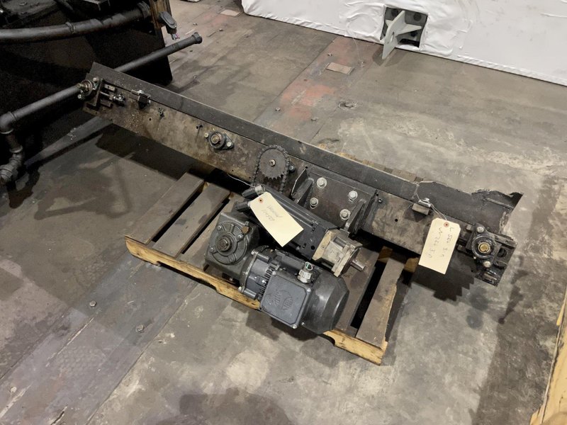 50,000 LBS x 38&#039; VAUGHN DOUBLE PULL/ SINGLE CHAIN DRAW BENCH: STOCK #13578