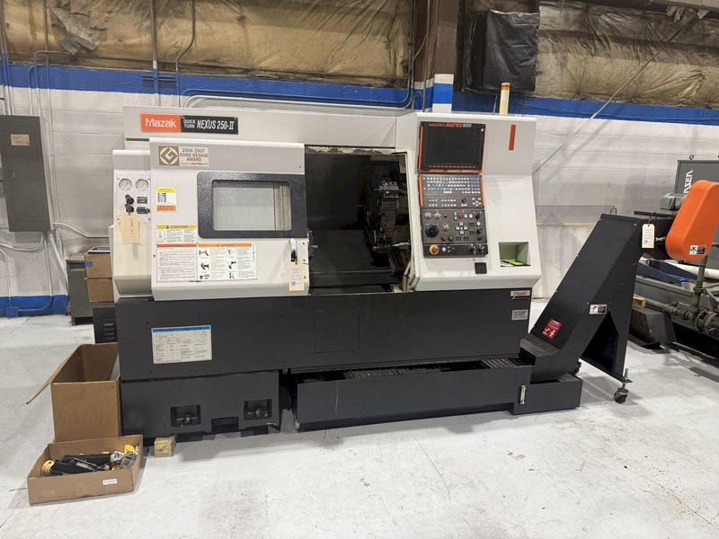 2007 Used Mazak QTN 250-II CNC Lathe For Sale