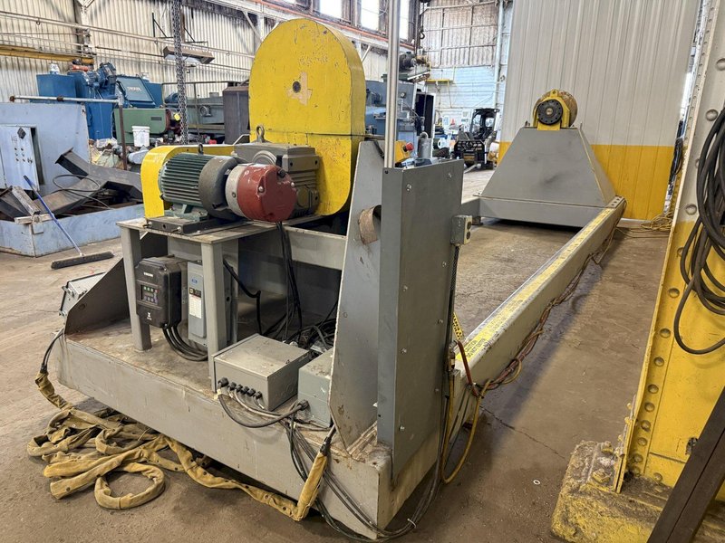 120&quot; SWING X 208&quot; LONG HEADSTOCK &amp; TAILSTOCK POWERED WELDING POSITIONER / PIPE ROLLER: YOBRO #23957
