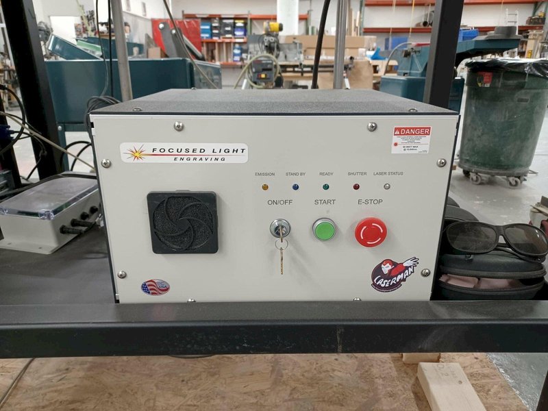 40W Laserman CO2 Air Cooled Focused Light Engraving System 10″x10″, 2019