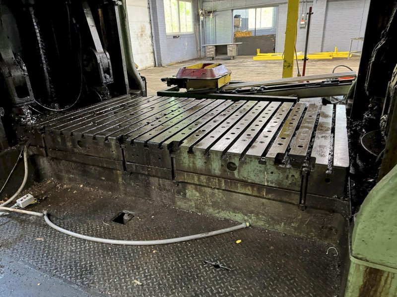 60&quot; WIDE X 108&quot; LONG X 8&quot; THICK T SLOTTED BOLSTER PLATE. STOCK # 0471324