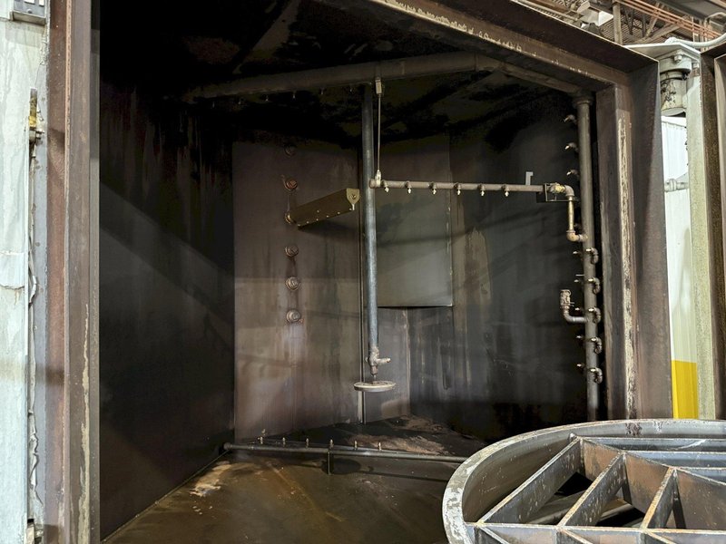 75&quot; x 60&quot; PROCECO MODEL #HD-75X60-E-6000-1-BO HEAVY DUTY ROTARY TABLE PARTS WASHER: YOBRO #24051