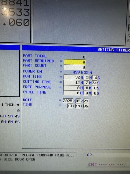 Doosan NHP 5000 HMC, 2021 – LNS Turbo MH250 Chip Conveyor, Probe, Tool Setter, 12 Cutting hours on machine!!