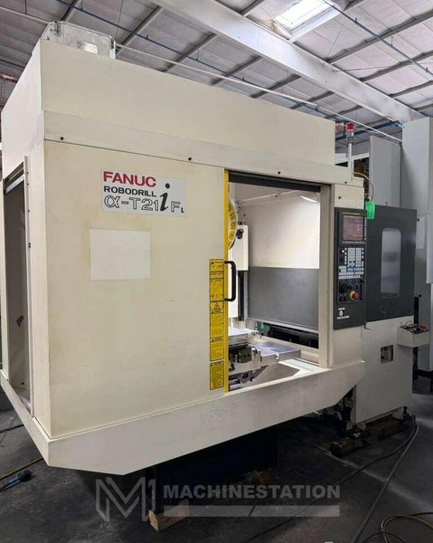 Fanuc Robodrill α-T21iFL CNC Drill Tap Center – Pallet Changer Mill