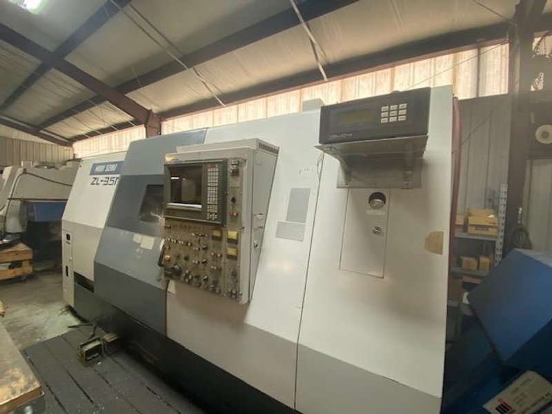 Mori Seiki ZL-35MC-750 CNC Lathe, 12" Chuck, 2000 RPM, Fanuc 16TT (CAPS), 4-Axis, 2-Turrets, Tailstock, 30 HP, New 1995