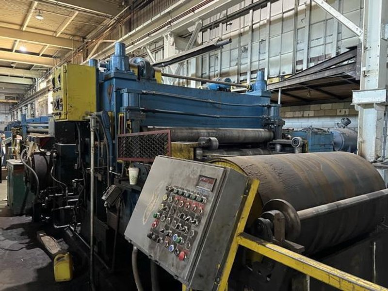 72" X .200" X 50,000 LBS VOSS CUT TO LENGTH LINE: STOCK #22300