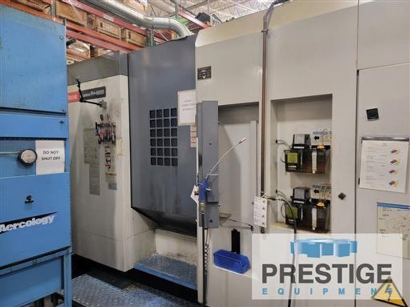 Mazak FH6000 3-Machine CNC Horizontal FMS with Palletech System