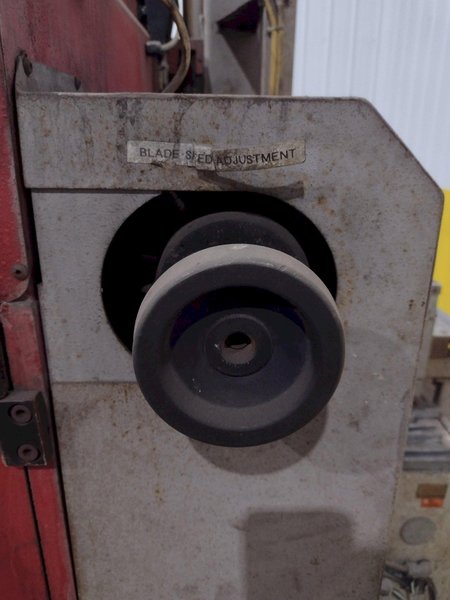 14" X 20.5" BOMAR MODEL #SL-520 SEMI-AUTOMATIC DUAL POST HORIZONTAL BAND SAW, 2003: STOCK #19577