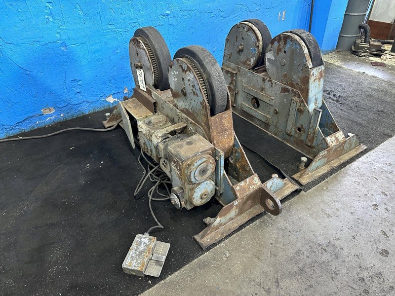 1 SET OF 15 TON PANDJIRIS MULE TANK TURNING ROLLS: STOCK #76759