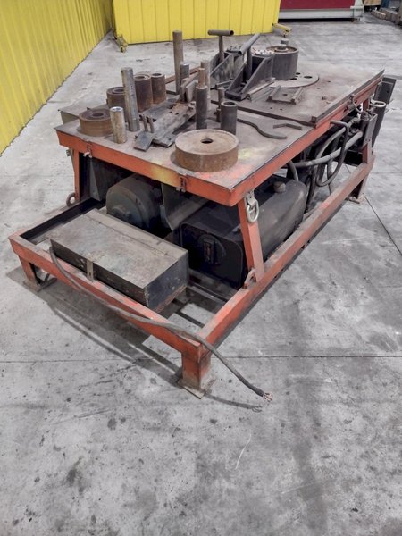 #11 IRON MASTER HYDRAULIC ROTARY REBAR BENDER &amp; BAR SHEAR: STOCK 22436