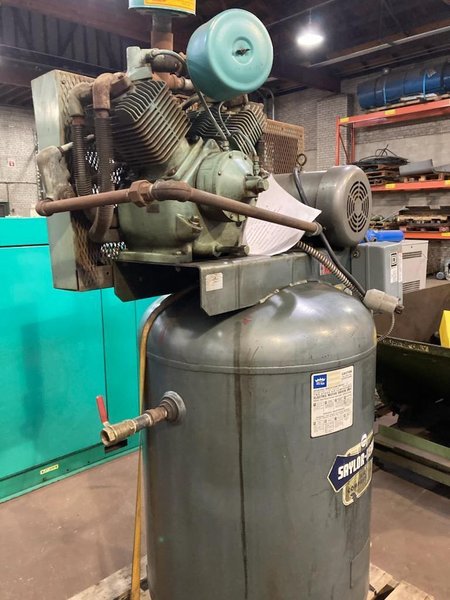 10 HP Saylor Beall Recip Air Compressor, Used