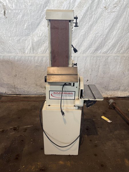 1-HP ROCKFORD SB-611P BELT TYPE COMBINATION SANDER. STOCK #0543626