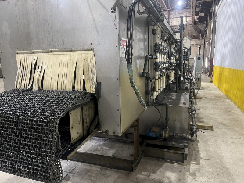 3 STAGE X 36&quot; X 18&quot; WALSH MODEL #AOE286 STEEL MESH-BELT PASS-THROUGH STAINLESS WASHER: STOCK #20166