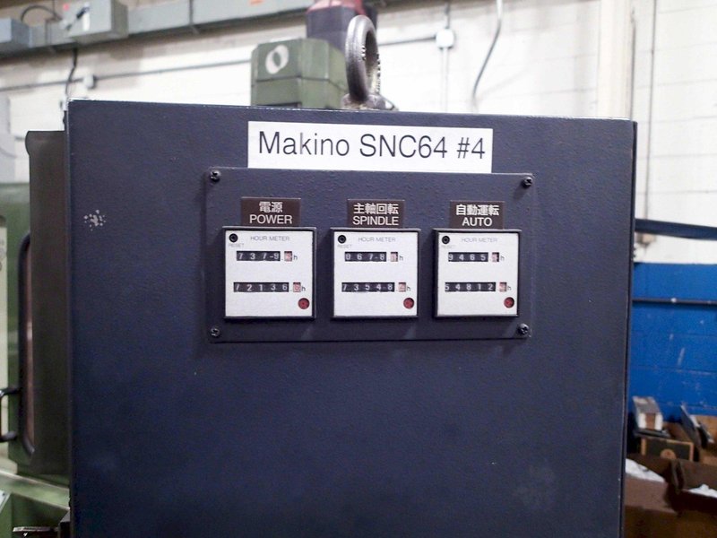 Makino SNC64-A15 Graphite Mill VMC, 1996 – Video Available