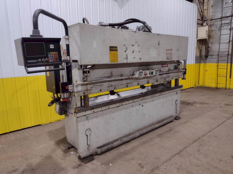 55 TON X 10' PACIFIC MODEL J55-10 HYDRAULIC PRESS BRAKE WITH HURCO BACK GAUGE: STOCK #10653