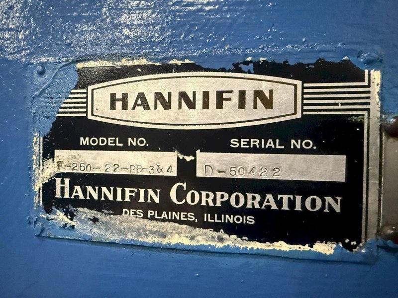 HANNIFIN F-250-22-PB-3+4 C-FRAME HYDRAULIC PRESS: YOBRO #24741