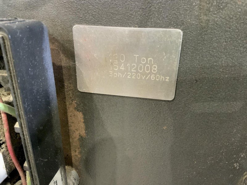 120 TON EDWARDS HYDRAULIC IRON WORKER: STOCK #81067