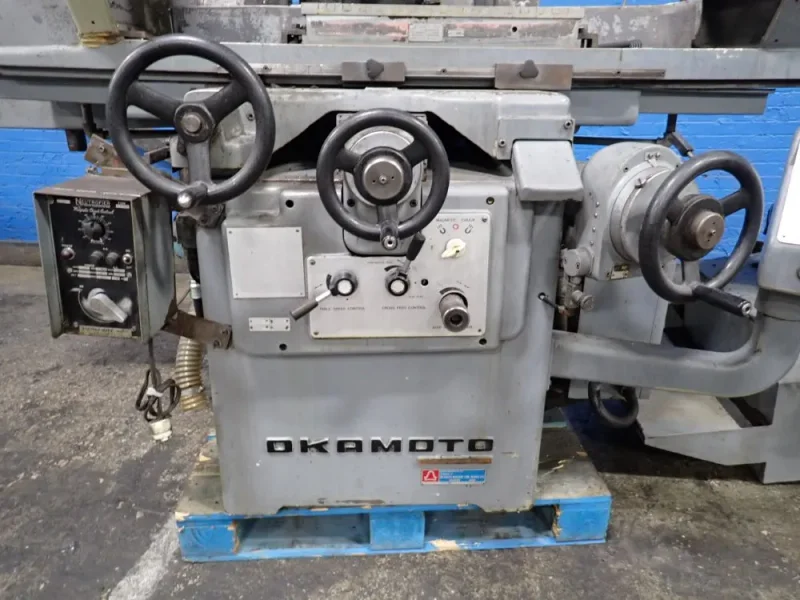 OKAMOTO 12" X 24" HYDRAULIC SURFACE GRINDER  -  ACCUGAR-124N