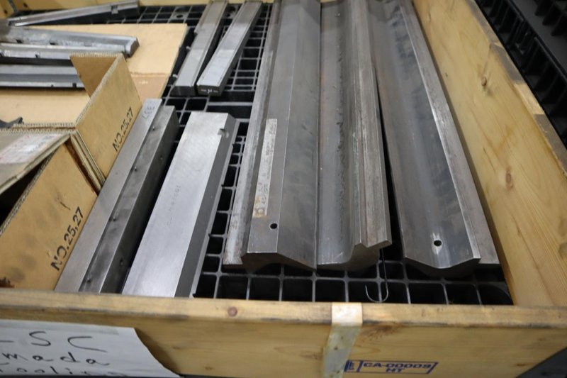 Amada Press Brake and Ram Clamps in Crate- Auction Item