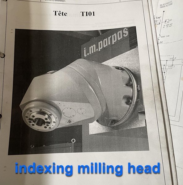 Parpas ML120-1 -8 axes X: 12 000- Y: 3500- Z: 1250 mm CNC