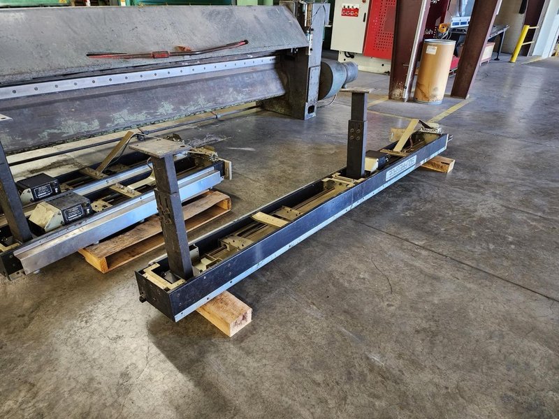 12Ga x 12′ Niagara 612 Mechanical Shear – Front Sheet supports, Cnc Backgauge