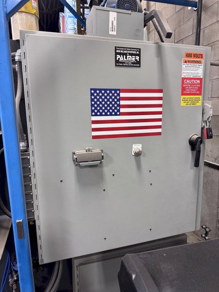 Palmer Core Machine CM-25 with extras and options. This machine has had very little use and is still connected and operational. This complete setup was over 125,000 new. 

This listing include:

-CM-25 Core maker for 30"x24"x18"
-M50XLD High Speed Continuous Mixer
-Bucket Elevator with 15' Discharge
-Bulk Unloading stand

Options:
-Four resin and catalyst output levels
-Recirculating Pumps
-Calibration Timer with remote start/stop with selector switch
-Low Sand interlock