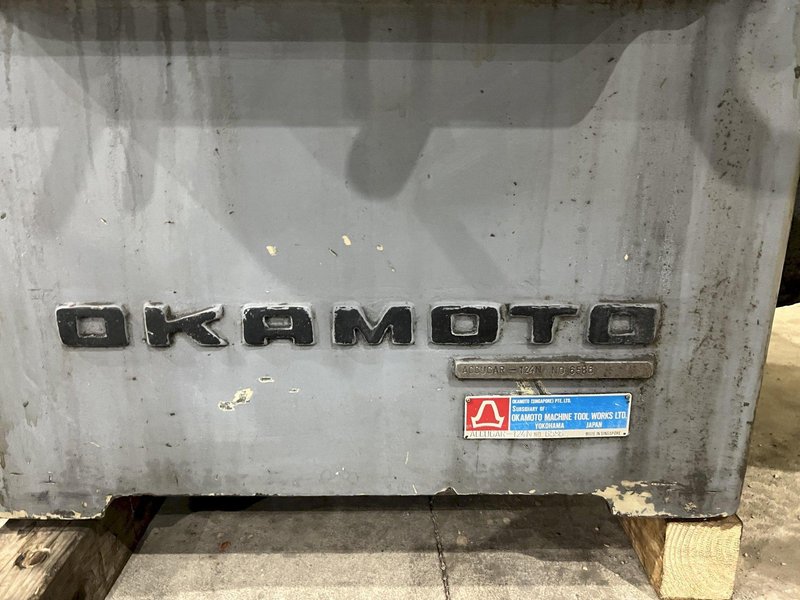 12&quot; x 24&quot; OKAMOTO MODEL #ACCUGAR-124N AUTOMATIC HORIZONTAL SURFACE GRINDER: STOCK #20674