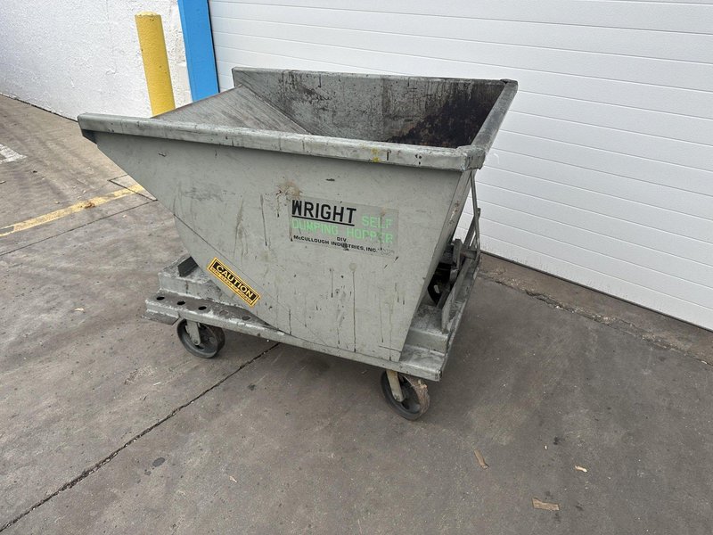 1/2 YARD WRIGHT SELF  DUMPING  HOPPER : STOCK #77469