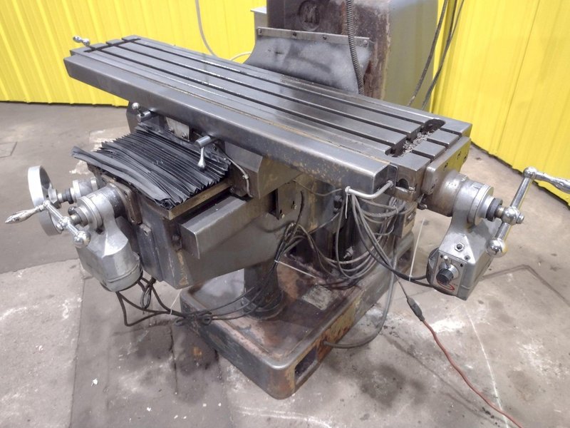 5 HP KENT MODEL #KTM-5VK RAM TYPE  KNEE MILL, 1992: STOCK #19923