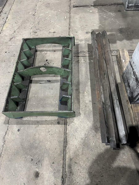 20,000 LB X 48&quot; RED BUD RBI MODEL #RM48-20S COIL REEL UNCOILER &amp; CAR: STOCK #19764